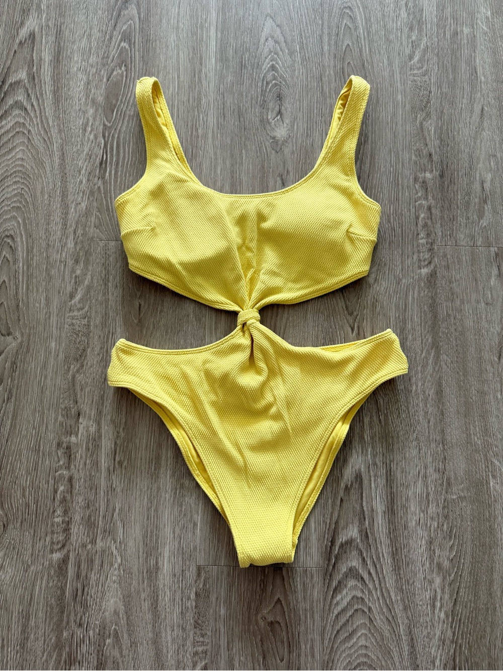 Abercrombie & Fitch Bright Yellow One-Piece